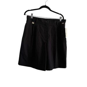 Liz Golf By Liz Claiborne Womn 14 Black Replenishment Ball Marker Golf Short NWT